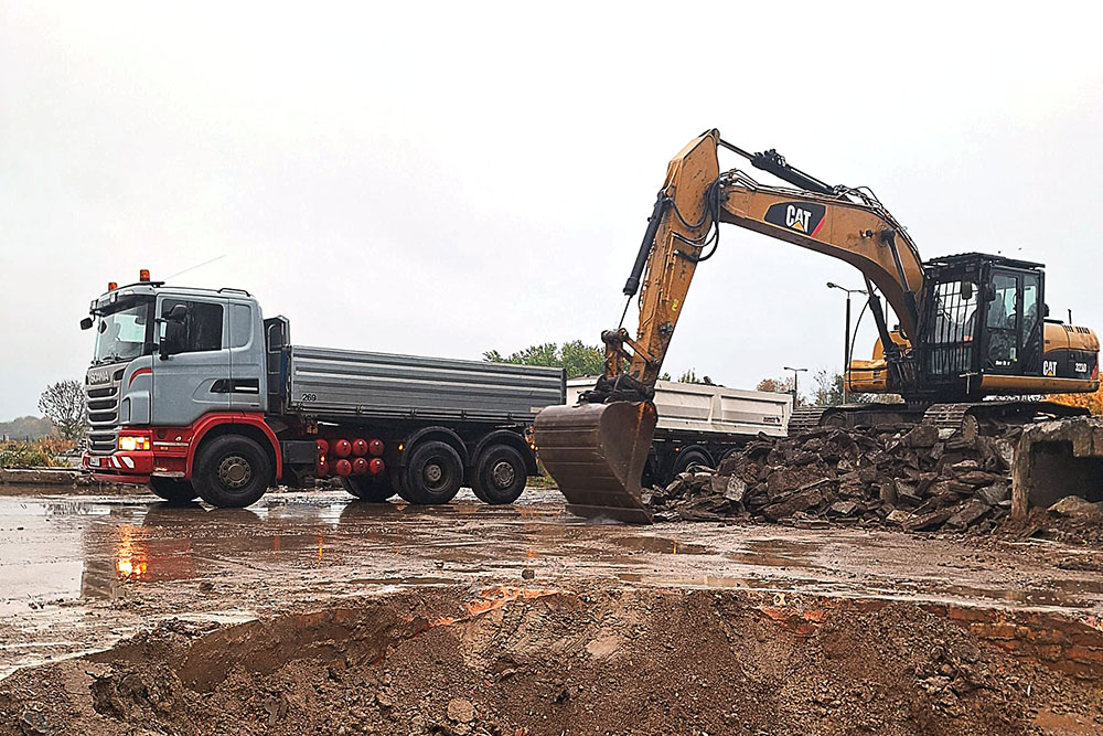 lkw bagger